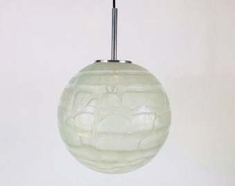 Large Murano Glass Ball Pendant Lamp by Doria, Germany, 1960s