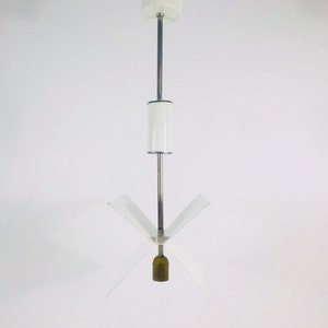 VItalian Brass and White Metal Sputnik Chandelier, Italy, 1960s