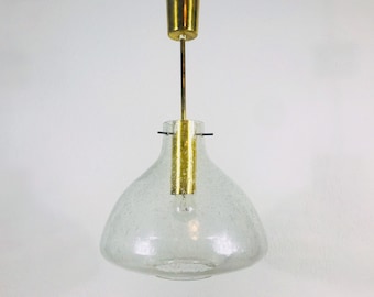 Mid Century Murano Glas Hängelampe von Doria, Deutschland, 1960er