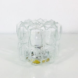 Mid Century Modern Limburg Glass Flush Mount, Germany, 1960s
