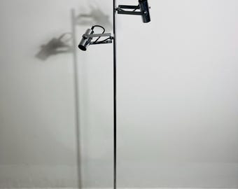 Lámpara de pie cromada de mediados de siglo, Alemania, década de 1970