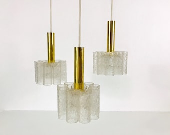 Midcentury Modern Cascade Pendant Lamp by Doria, Germany, 1960s