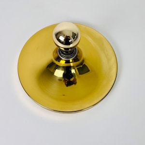 Brass Disc Shape Wall Lamp or Flushmount by Cosack, 1960s
