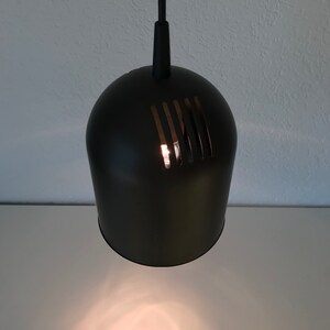 ON HOLD B Leuchten brown hanging lamp cylinder shape Germany 1980s image 5