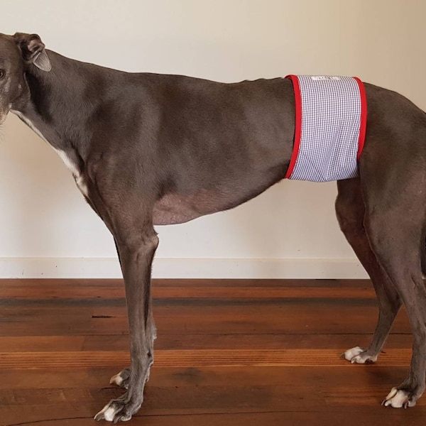 Male Belly Band / Male Wrap / Dog Belly Band / Dog Diaper / Male Dog Band / Wee Band / Washable Belly Band /Greyhound /Whippet Belly Band