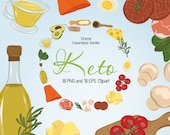 Keto food PNG clipart for food list, keto planner, keto diet, commercial use