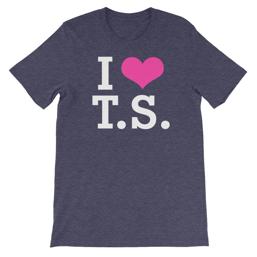 Unisex T-Shirt I Love TS shirt for all T.S. fans | Etsy
