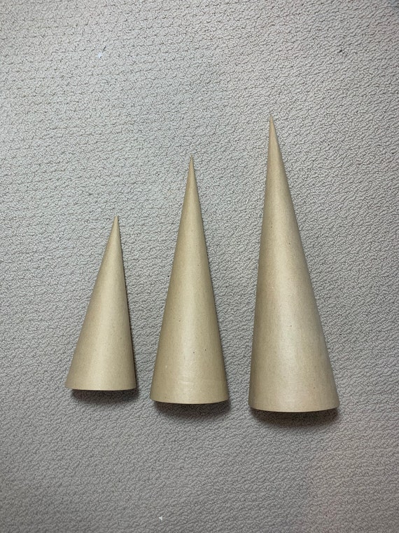 Styrofoam Cones - Paper Mache Cones - Clear Plastic Cones - Craft Cones