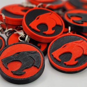 Thundercats Keychain / Bag Tag / Bag Charm / Key Ring / 3D Printed