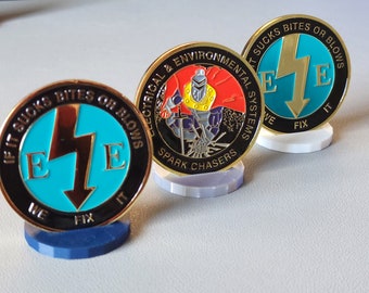 Uitdaging munthouder display 1-2 inch munten Militaire muntstandaard bureauorganisator cadeau