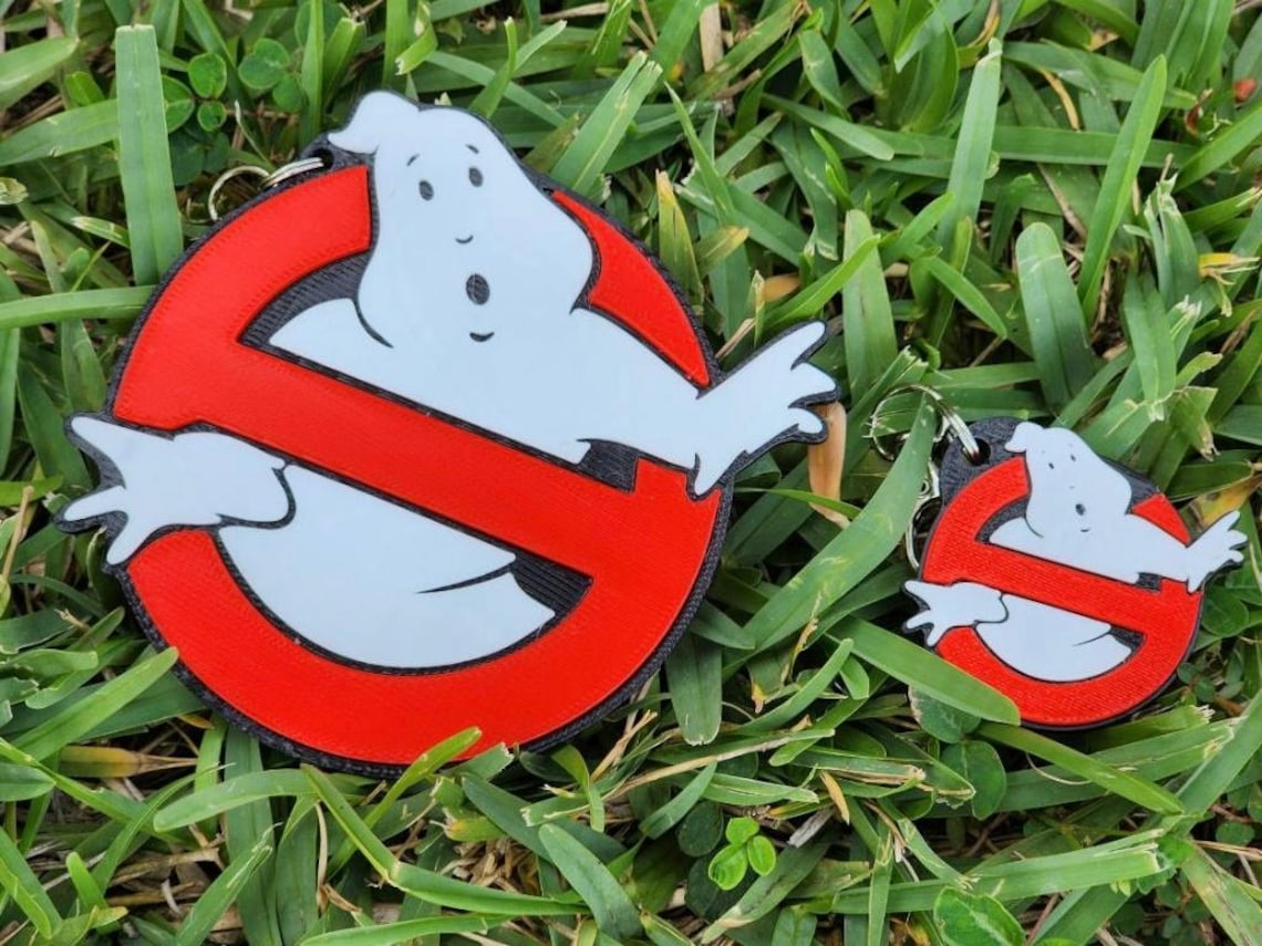 Ghostbuster Keychain / Bag Tag / Bag Charm / Key Ring / 3D Printed - Etsy