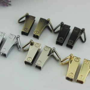 Manijas de correa Conector 42mm 1-11/16 "Hebilla de bloqueo Oro plata Negro Bronce Hardware Bolsa de cuero Bolso bolso bolso bolso embrague Mochila Diy Suministros