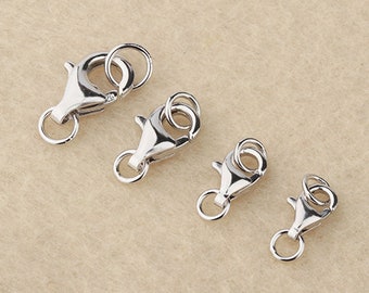50-100 Parrot Round Lobster Clasp Fastening Finding Jewellery Necklace Bracelet
