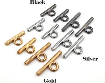 Alloy Metal Toggle Clasp 25 mm 32mm 1 1/4&quot; OI OT Strap Connector Top Loop Bar Purse Making Hardware Leathercraft Leather Craft