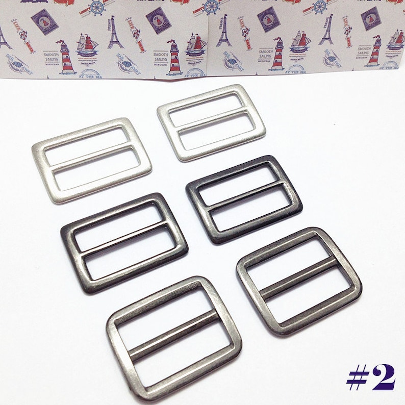 Metal Slide Buckle 20 25 38mm 3/4 1 Inch Strap Adjuster Gold Etsy