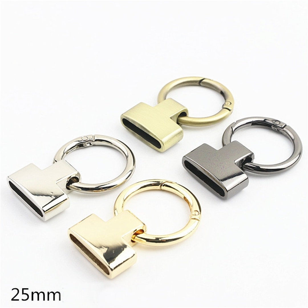 Mirror Polish Stainless Steel Keyring Keychain Split Ring Keyfob Key Holder  Rings Women Men DIY Key Chains Key Ring Accessories