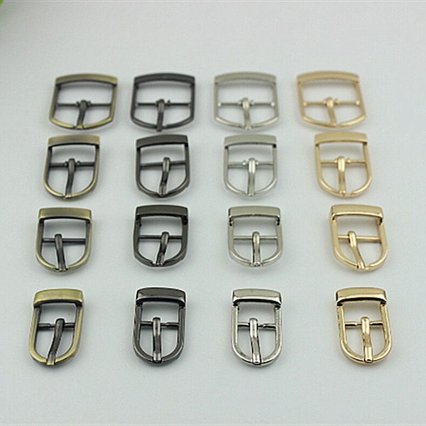 Pin Belt Buckle 1/2 5/8 3/4 1" 13 17 19 25mm Heavy Duty Center Bar Buckle Handbag Bag Making Replacement Notions Hardware Wholesale Bulk