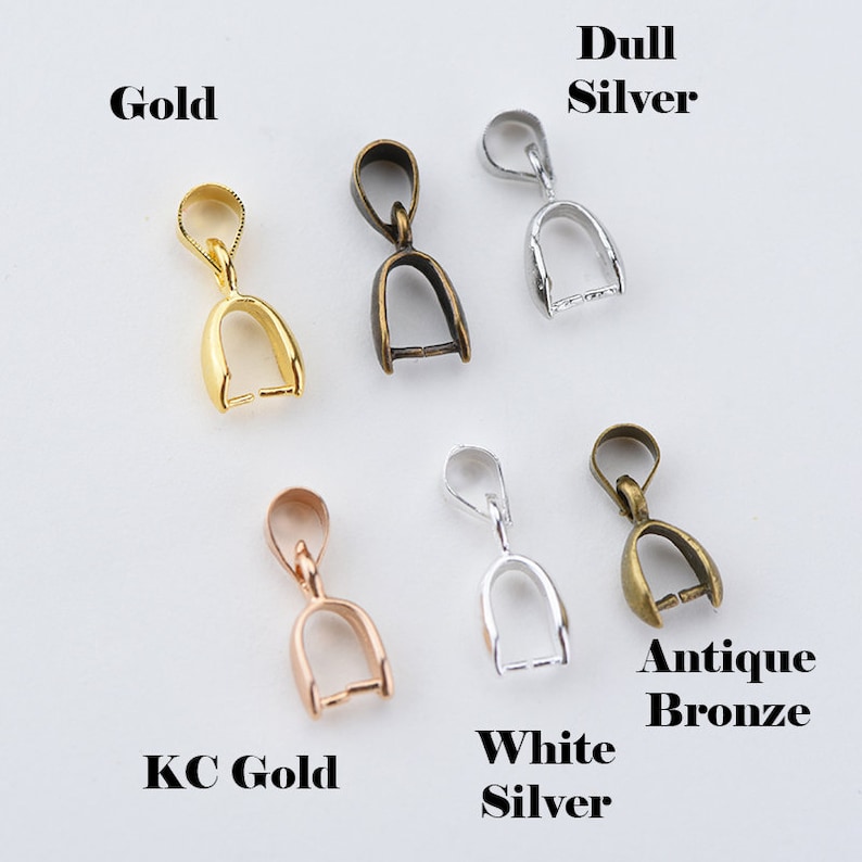 Brass Ice Pick Pinch Bail Clasp 13/14/15/16/18mm Claw Slide Etsy