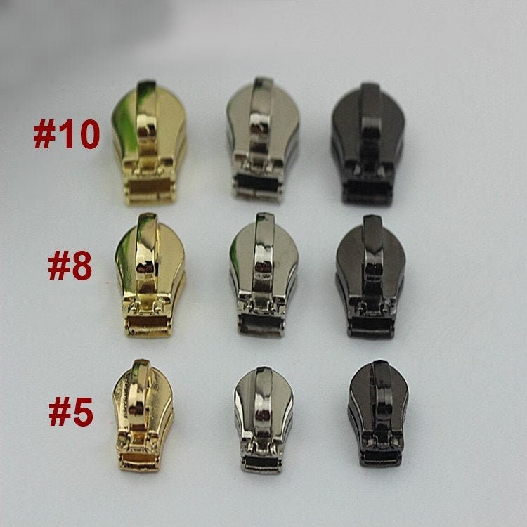 Zipper Pull pull-tab Replacement Nickel, Gunmetal or Antique Brass for  Handbags, Backpacks, Purses, Apparel, Sleeping Bags & More 