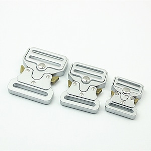 SilberNe Seitenschnalle 1 1 1/4 1 1/2&quot; 25 32 38mm Verstellbare Metall Schnellverschluss Tasche Rucksack Hundehalsband Gürtel Paracord Hardware