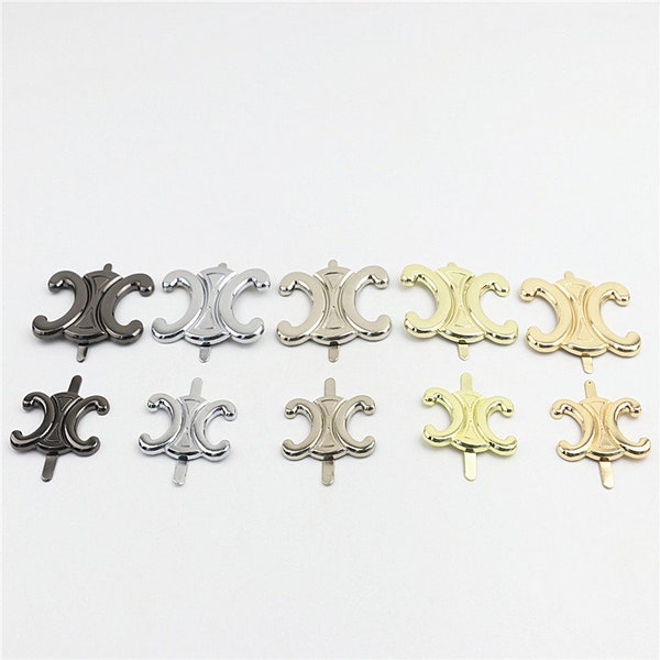 Metal Purse Label 1 3/8 1 7/8" 34 47mm Charm Tag Decoration Supply Heavy Duty Handbag Bag Making Replacement Hardware Wholesale Bulk