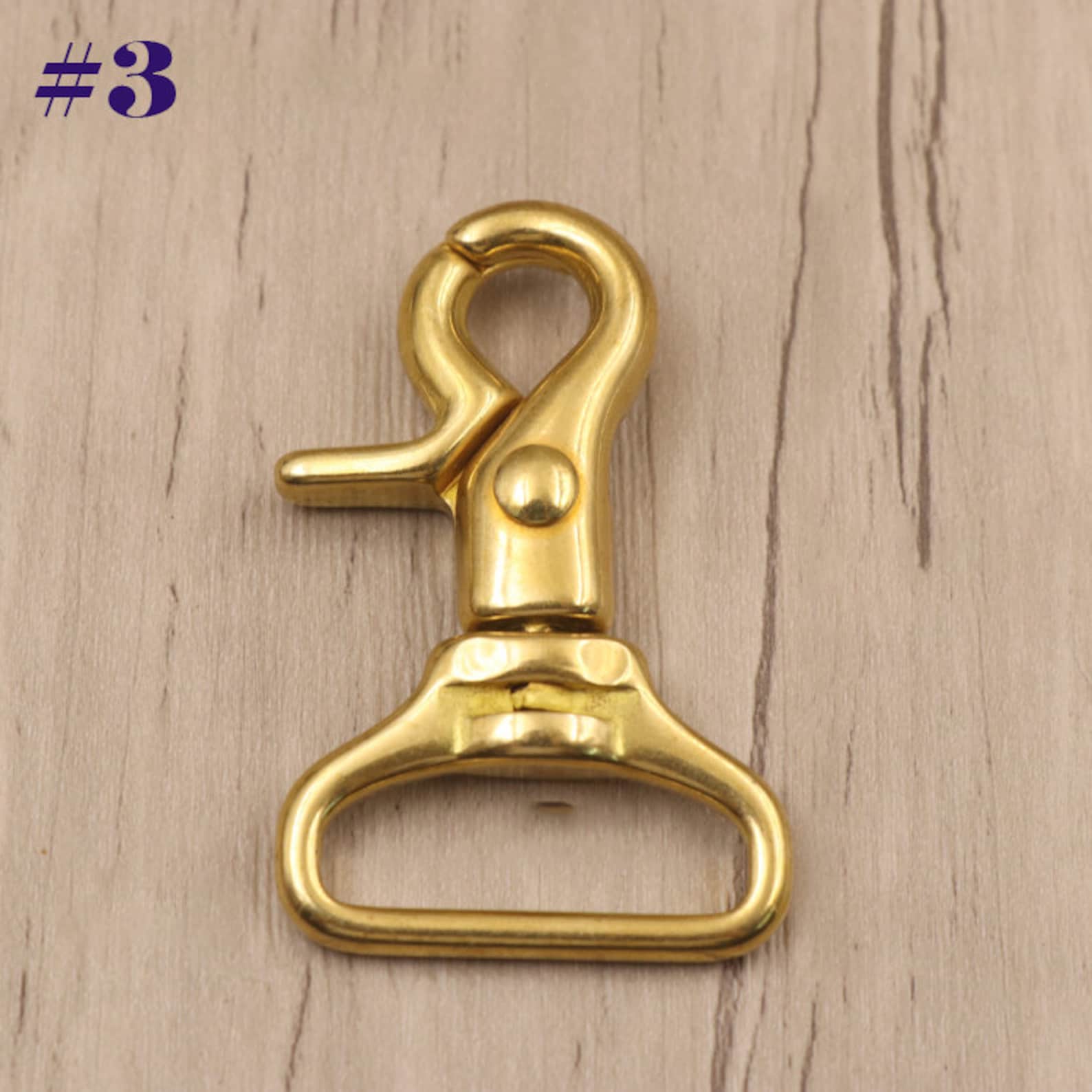 Solid Brass Eye Bolt Scissor Snap Square Trigger Eye Swivel Etsy UK