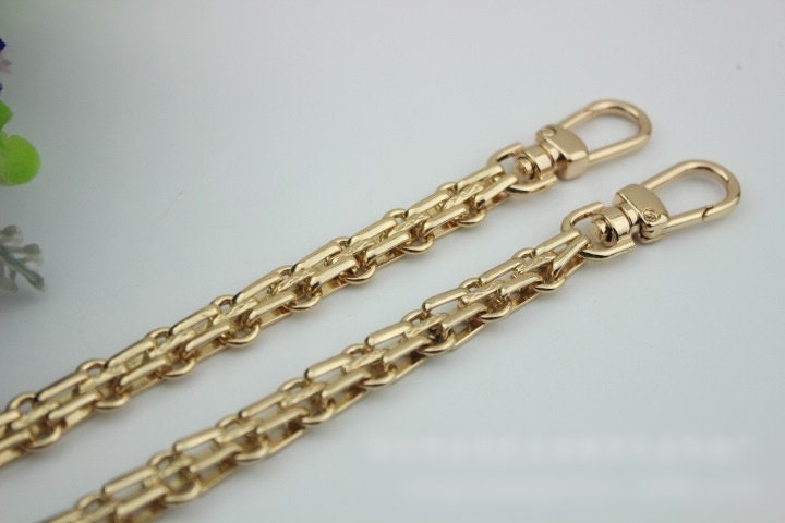 Purse Chain 120cm 47 6/25 Crossbody Metal Curb Brass - Etsy