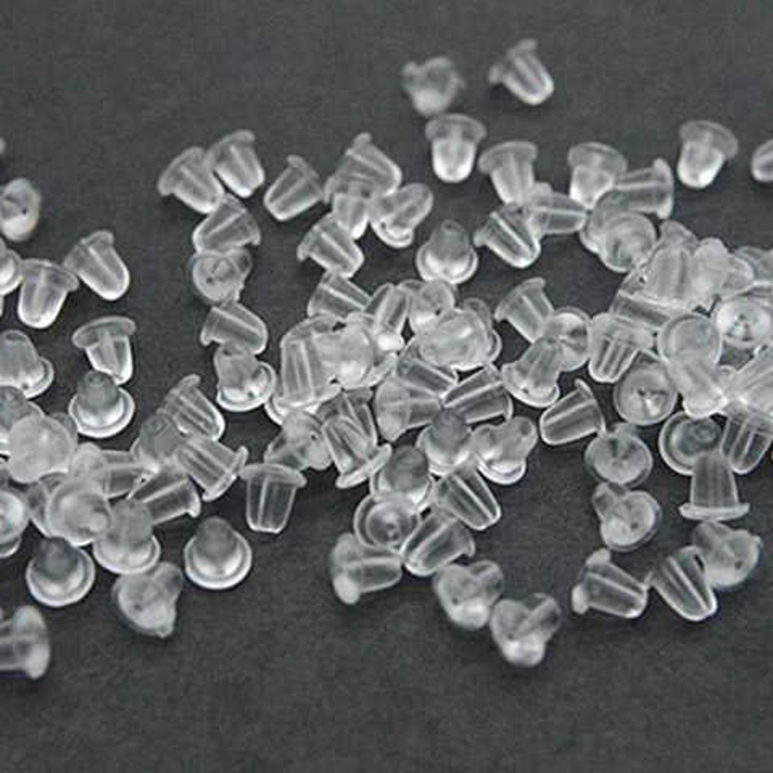 Rubber Clear Earring Backs Earnut Ear Nut Stopper Safety Etsy