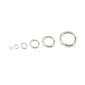 Stainless Steel Open Jump Rings 10-30mm 12 10 8 Gauge Dull Silver Color OD Connector Wire Chainmail Chainmaille Weave Jewelry Hardware DIY image 9