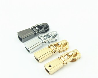 Zipper Pull #5 1 3/8" 35mm Zipper Head Pull-Tab Replacement Heavy Duty Handbag Bag Making Hardware Wholesale Bulk
