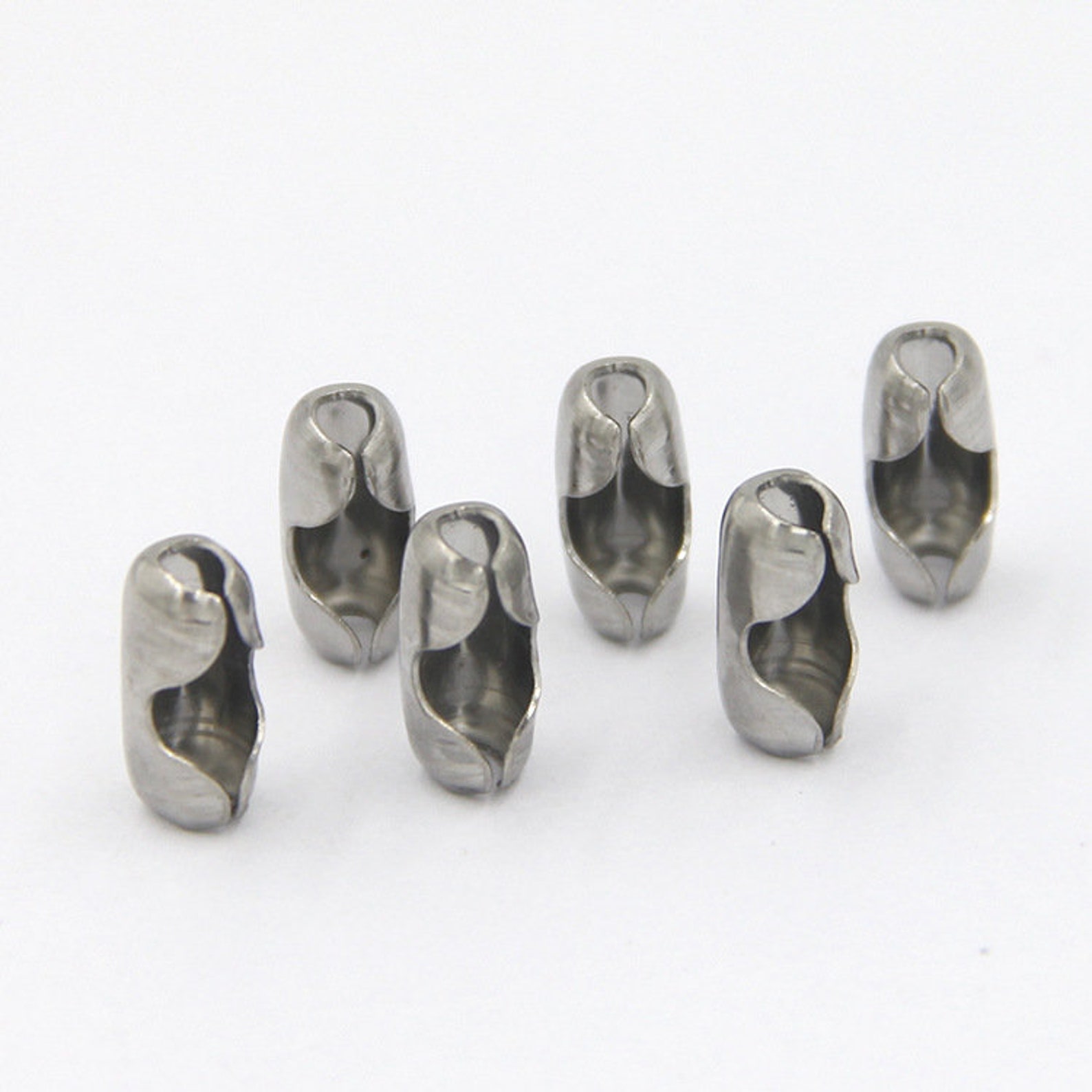 Surgical Stainless Steel Ball Chain Connector Clasp 1.5 5 mm Etsy