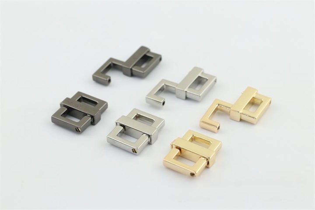 Strap Chain Handles Connector 3/8 Inch 9mm Lock Buckle Gold Black ...