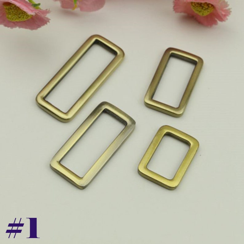 Metal Slide Buckle 20 25 38mm 3/4 1 Inch Strap Adjuster Gold Etsy