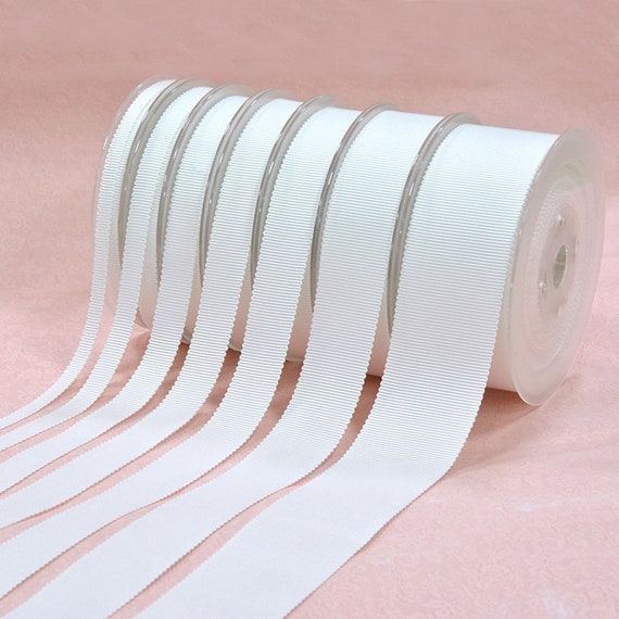 wide Grosgrain floral ribbon 3 yards; 38 inch 9mm