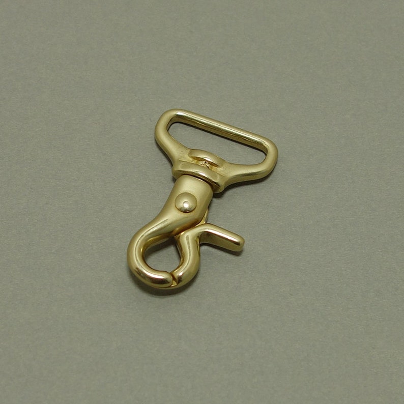 Swivel Trigger Snap Hook 3/4 1 Solid Brass Lobster Etsy