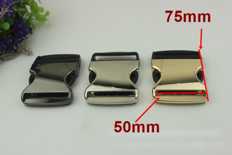 Belt Buckle Quick Release Side Metal 20 25 32 38 50 Mm 1 Etsy