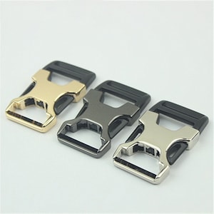 Adjustable Side Buckle 1&quot; 26mm Metal Quick Release Buckle Bag Handbag Backpack Dog Collar Belt Making Paracord Hardware