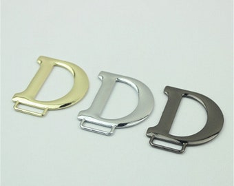 Metal Purse Label 1 7/8" 48mm Charm Tag Decoration Supply Heavy Duty Handbag Bag Making Replacement Hardware Wholesale Bulk