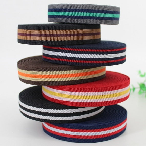 1 inch 25mm Wide Colored Stretch Elastic Band For Waistband and Sewing