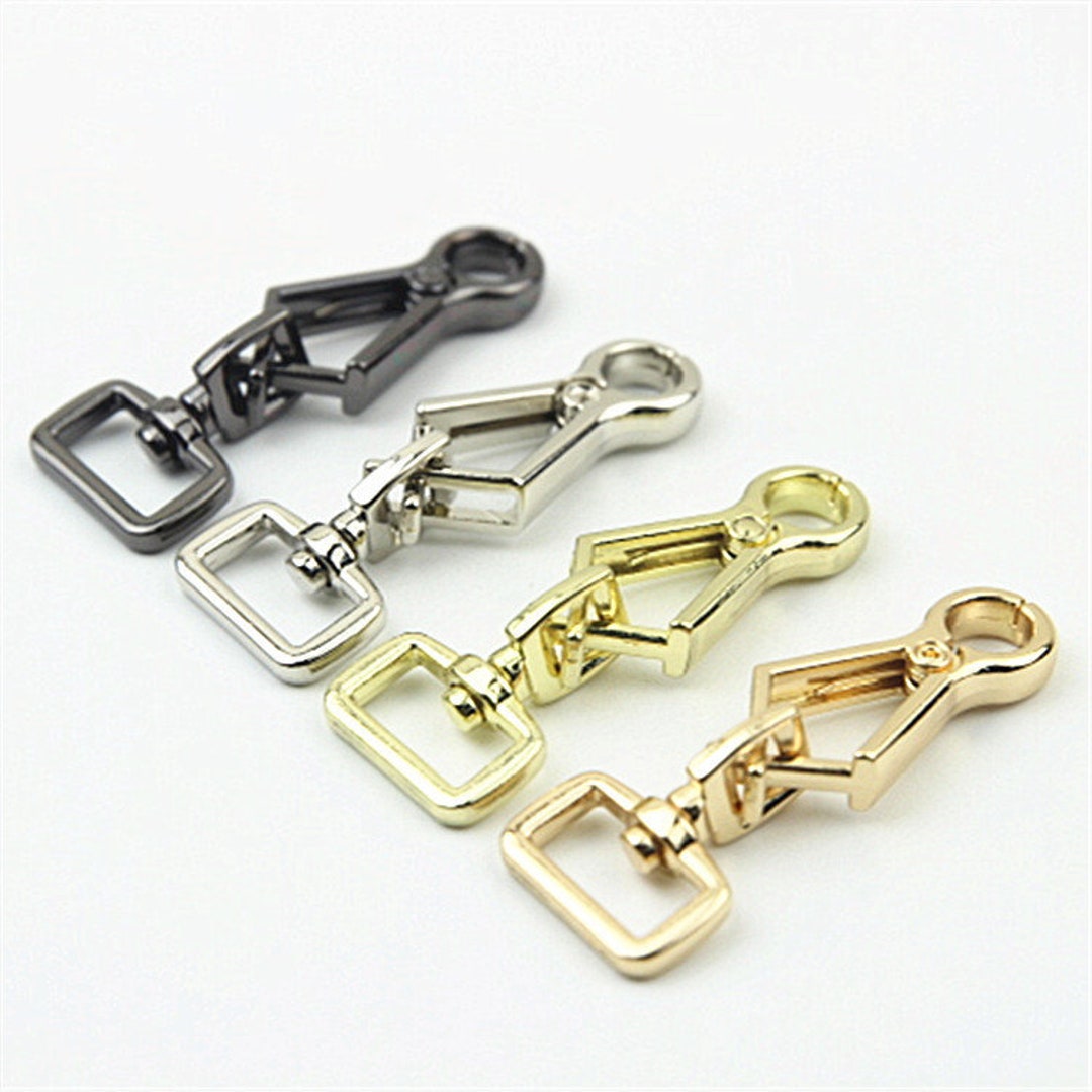 Swivel Lever Snap Hook 5/8 16mm Metal Spring Push Gate Purse Clip Clasp  Heavy Duty Handbag Bag Making Replacement Hardware 