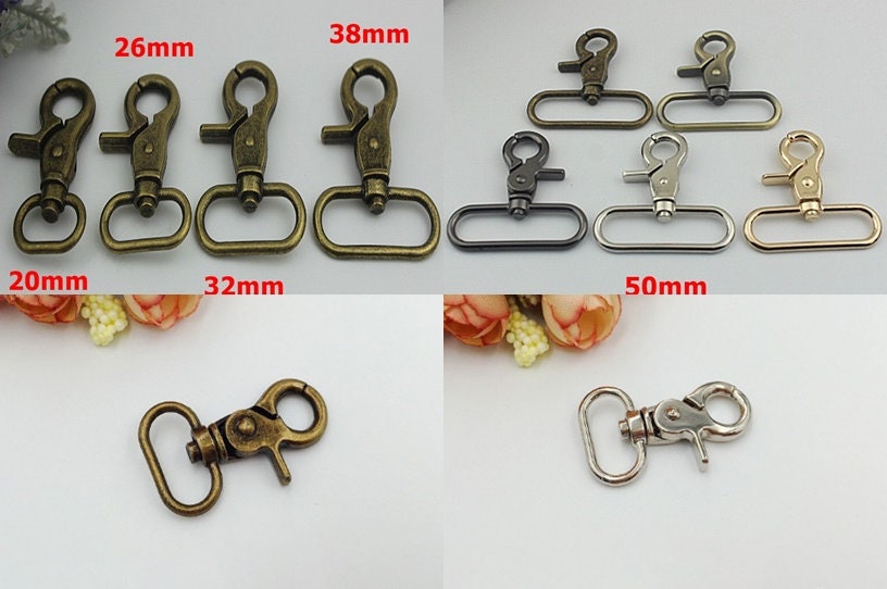 Pack 100 Sets 1 Inch 25mm Key Fob Hardware With Split Ring Free