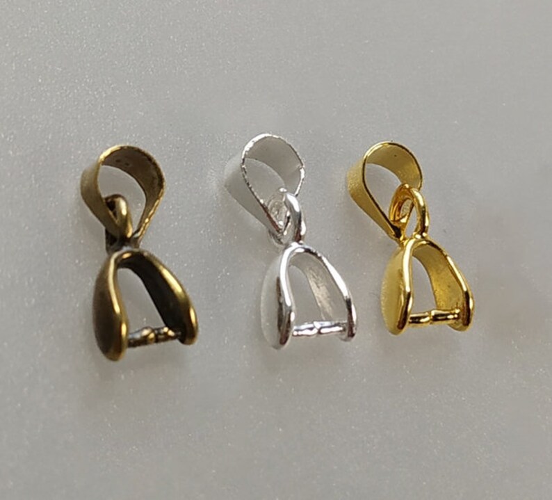 Brass Ice Pick Pinch Bail Clasp 13/14/15/16/18mm Claw Slide Etsy