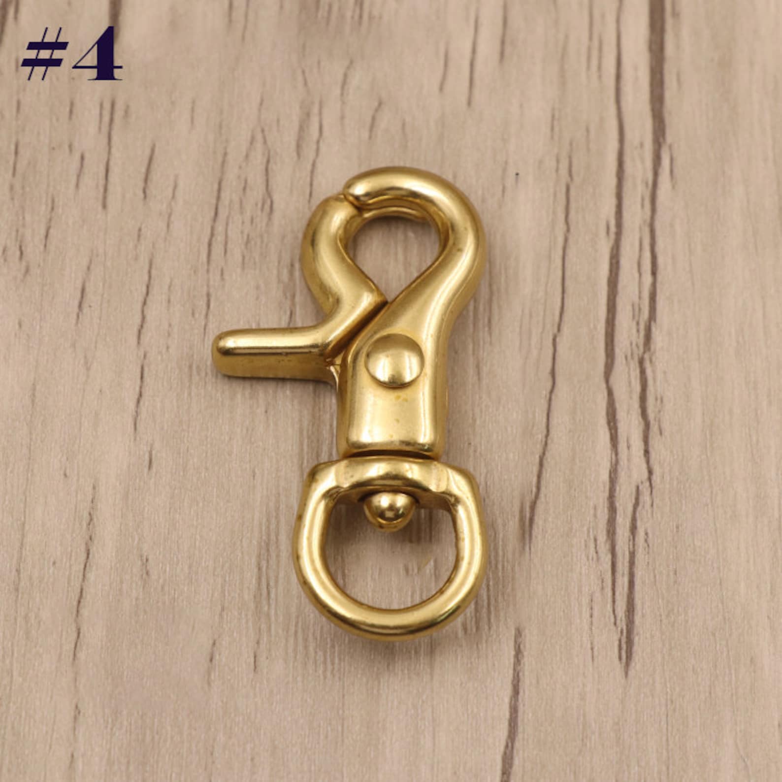 Solid Brass Eye Bolt Scissor Snap Square Trigger Eye Swivel Etsy UK