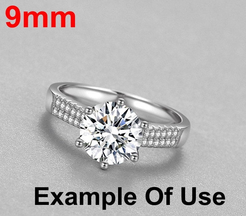 9mm Ring Settings Without Stone Etsy