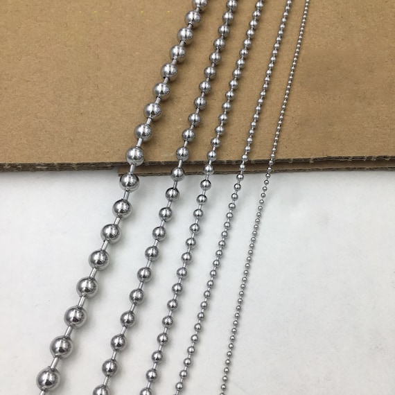 ADD-ON - Stainless Steel Ball Chain - 24 Necklace - Replacement or Extra  Chain for the Communication Necklaces