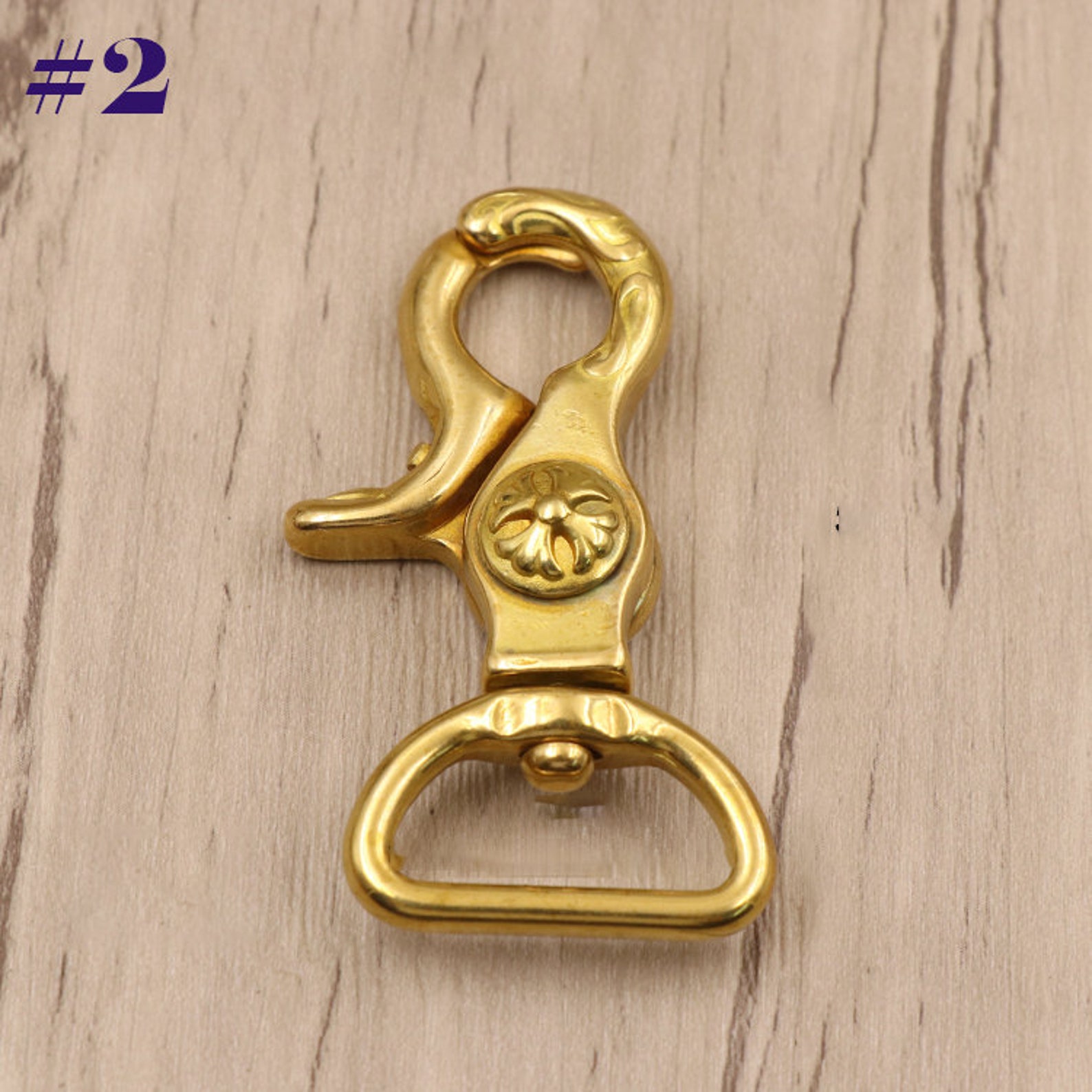 Solid Brass Eye Bolt Scissor Snap Square Trigger Eye Swivel Etsy UK
