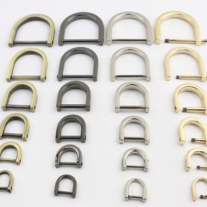 20Pcs Stainless Steel Screw D-Ring Anchor Shackle Clasps for Bracelets  Making