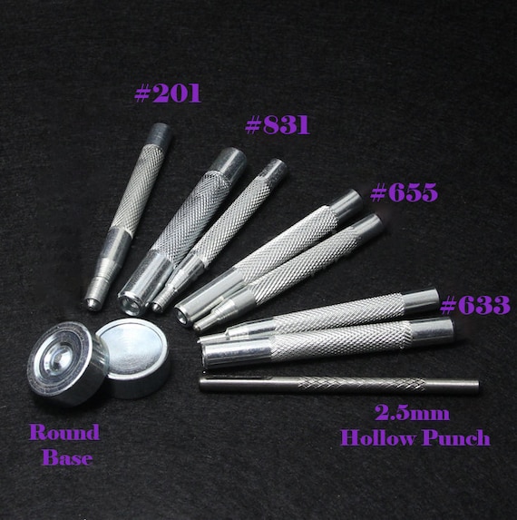 Buy Set Snap Rivet Setting Tool 831 633 655 201 Hole Punch Metal