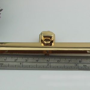 Rectangle Turn Lock 3 3/4 95mm Metal Purse Twist Lock Closure Heavy ...