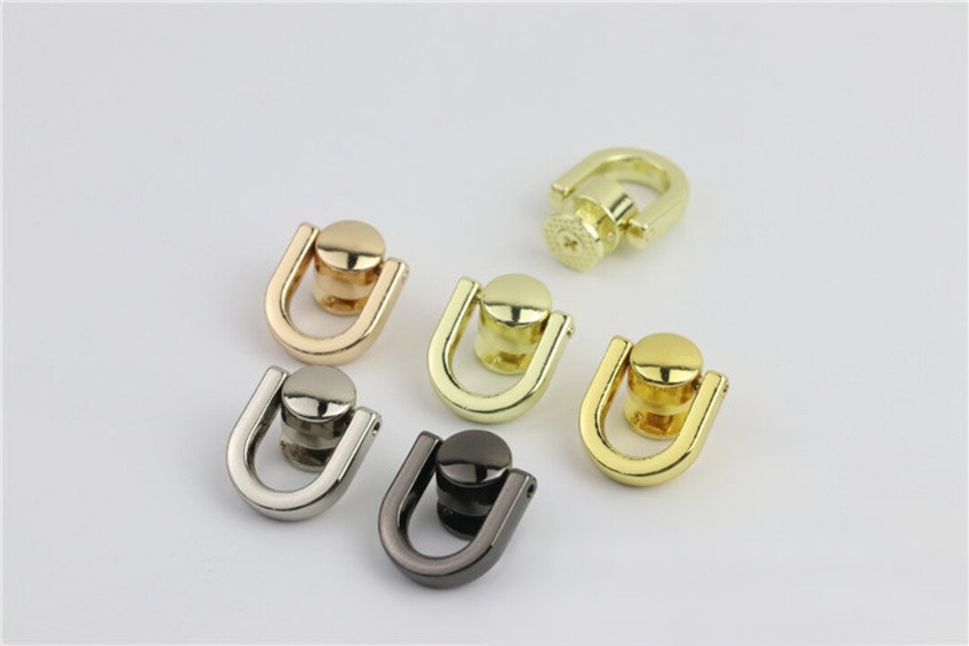 Strap Chain Handles Connector 3/8 Inch 11mm Lock Buckle Gold Black ...